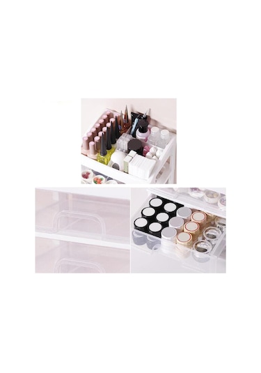 Homyl Banyo Çekmeceleri Için Kozmetik Depolama Rafı Dört