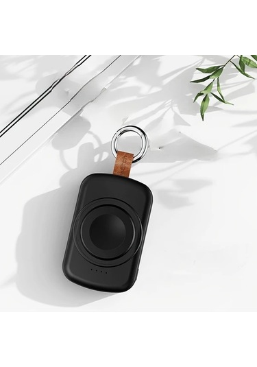 Xuweiwei Siyah X27 Akıllı Saat Şarj Tabanı Hızlı Şarj Manyetik Kablosuz Taşınabilir