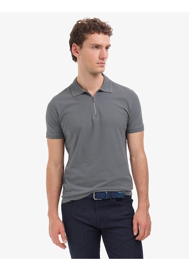 Pierre Cardin Erkek Antrasit Tişört Basic 50325311-vr006