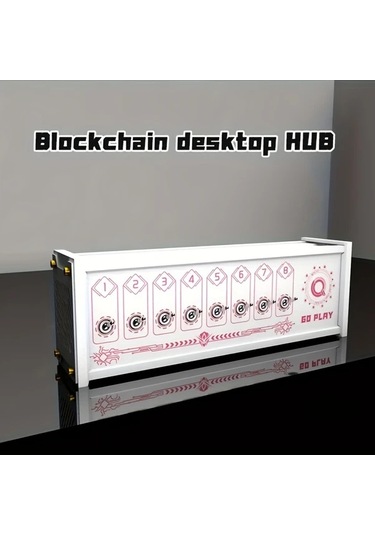 Willowhaven Junehome 8 Portlu Usb Masaüstü Hub Beyaz - Bağımsız Anahtarlar Ve Usb Güç