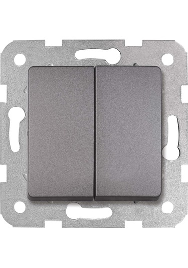 Linnera Life Granit Grisi Komütatör Mekanizma+düğme