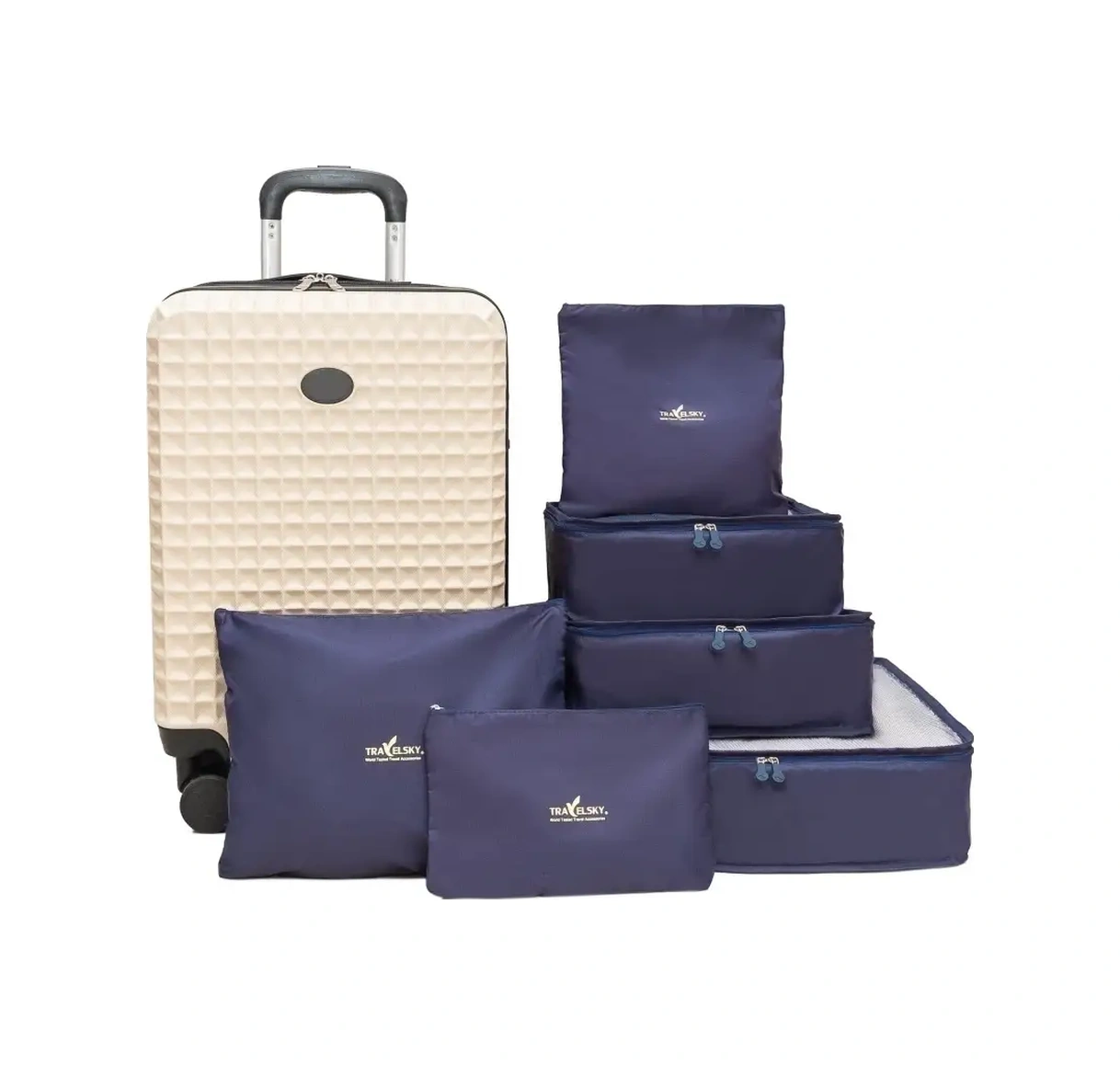 Travelsky Bavul İçin Seyahat Düzenleyici 10199019 Mavi