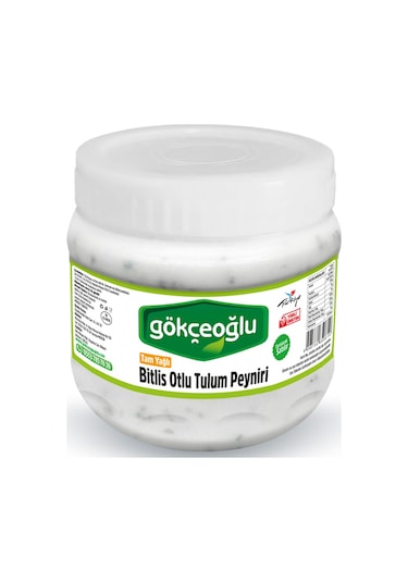 Gökçeoğlu Tam Yağlı Bitlis Otlu Tulum Peyniri 950 G