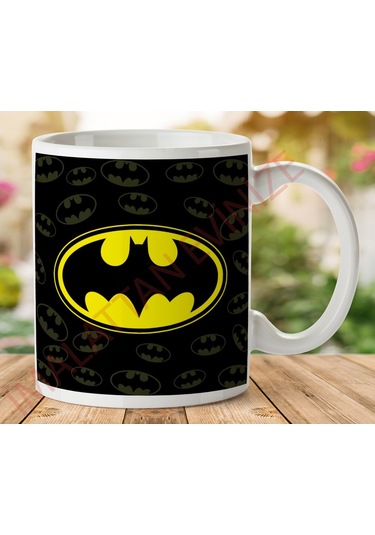 Batman Baskılı Seramik Kupa Bardak Aynı Gün Ücretsiz Kargo Diğer