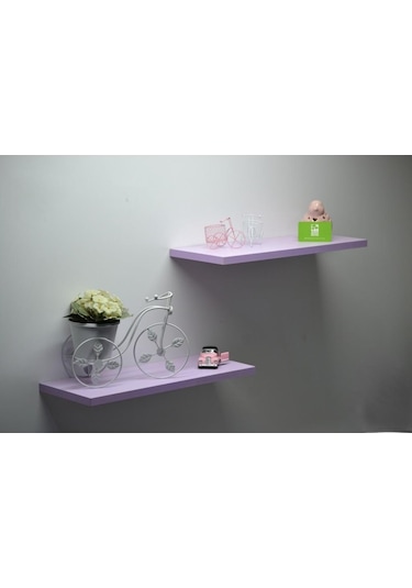 Peakdizayn Duvar Rafı 2'li 50 CM - Farklı Renk Seçenekleri