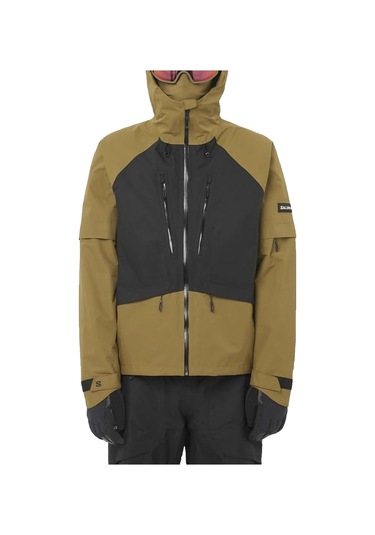 Salomon Salomon Venom Erkek Sarı Kayak Ceketi 6225 Hardal