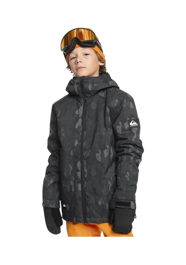 Quiksilver Mission Printed Youth Jk Çocuk Snowboard Ceketi Çok Renkli