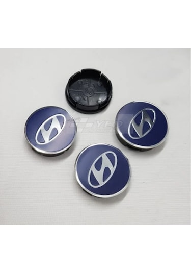 Hyundai Lacivert 56/52 52Mm Iç Yuva Jant Göbeği 4Lü Set
