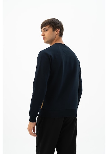 AR-MA Arma Erkek Bisiklet Yaka Sweatshirt K24124908701 Kahverengi