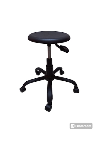 Monoblok Tablalı Labortatuvar Taburesi Metal Ayaklı Elden Hidroli