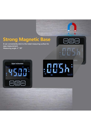 Ccgloball Alüminyum Alaşımlı 90 Derece Eğim Ölçer