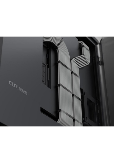 Fsp CUT593P 1000 W Temperli Cam ARGB Siyah Bilgisayar Kasası