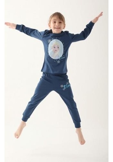 Frozen Kız Çocuk İkili Takım Koyu İndigo
