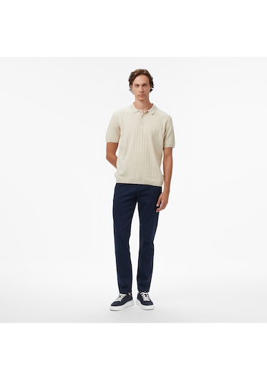 Nautica Erkek Bej Classic Fit Kazak Düz S57307t Bej
