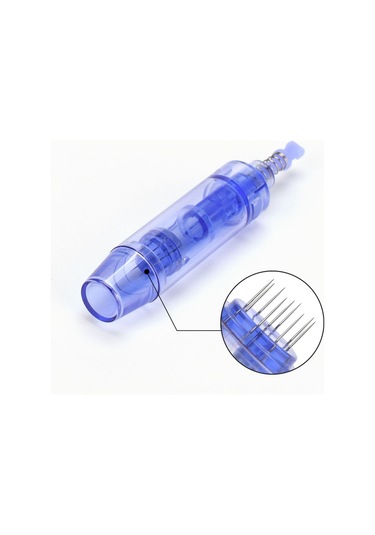 Vkemall Cilt Bakımı İçin 9 İğneli Değiştirilebilir Mikro İğne Uçları - 10'lu Paket