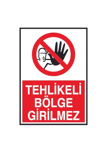 Kaynak Maskesi Kullan Yazılı Metal Uyarı Levhası