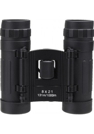 Nikula 8x21 Av Dürbünü - 131m/1000m - Kauçuk Kaplama Siyah