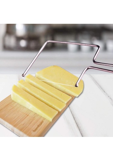 Zhlhome Peynir Çikolata Kek Sebze Kesici Dilimleyici Gümüş