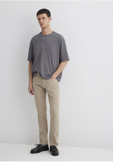 Mavi 0042286571 Jake Comfort Gabardin Erkek Pantolon Kahverengi