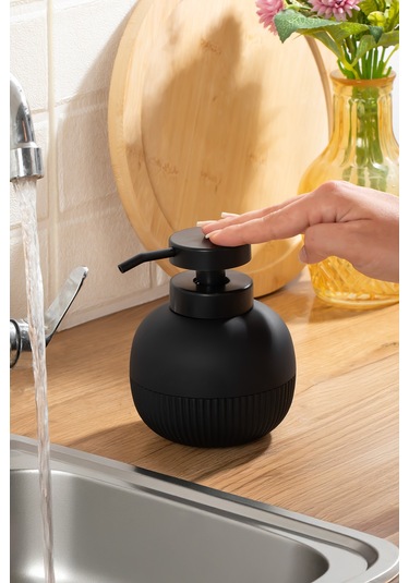 Porsima 3118 Banyo Ve Mutfak Sıvı Sabunluk 450ml Siyah Siyah