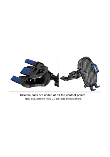 Cbtx Yesıdo C84 Araba Cd Yuvası Cep Telefonu Tutucu 360 Derece Dönen Cep Telefonu Braketi