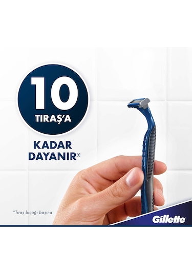 Gillette Blue3 Slalom Kullan At Tıraş Bıçağı 6+2 Adet