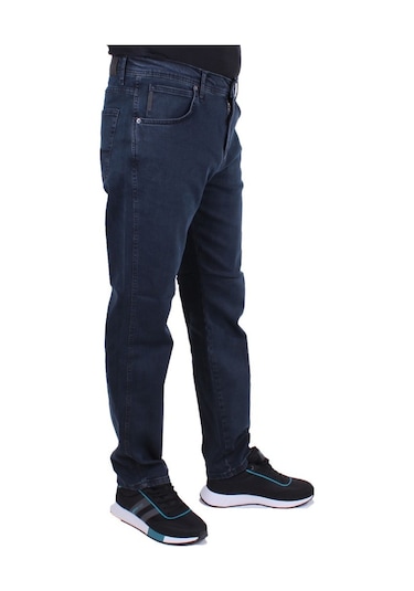 Twister Vegas 132-311 Lacivert Yüksek Bel Rahat Paça Erkek Jeans Pantolon Lacivert