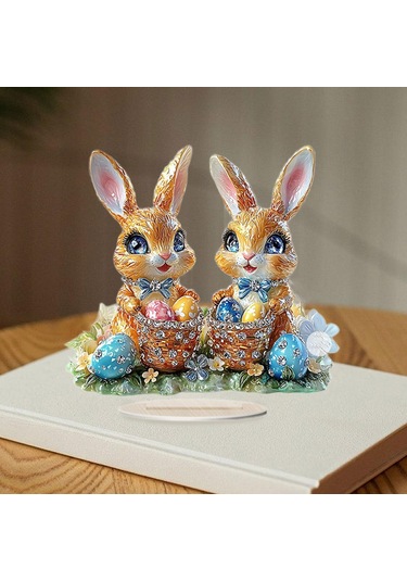 Suntek Paskalya 2d Düz Akrilik Süs Hediye Ofis Doğum Günü Stil B