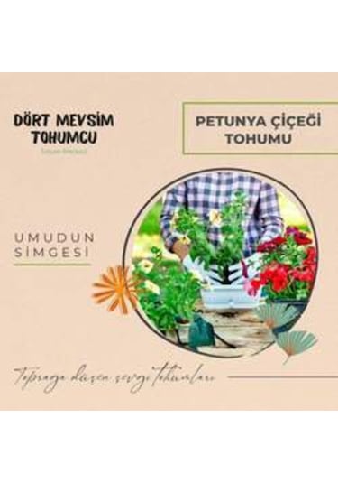 Petunya 100 Adet Tohum