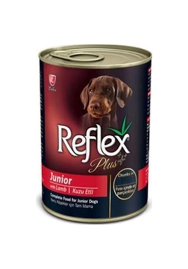 Reflex Plus Kuzulu Parça Etli Yavru Köpek Konservesi 400 G