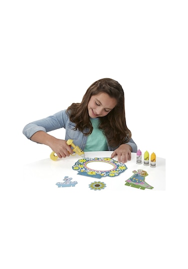 Lisanslı-Doh Vinci Frozen Makyaj Masası Tasarım Seti B5512