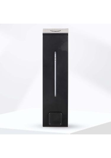 Suntek 600ml Sabunluk Duvara Monte Banyo Duş Şampuanı Otel Siyahı