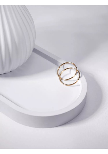 Lucente Küçük 20 Mm Halka Küpe, 925 Ayar Gümüş 238424232 Altın