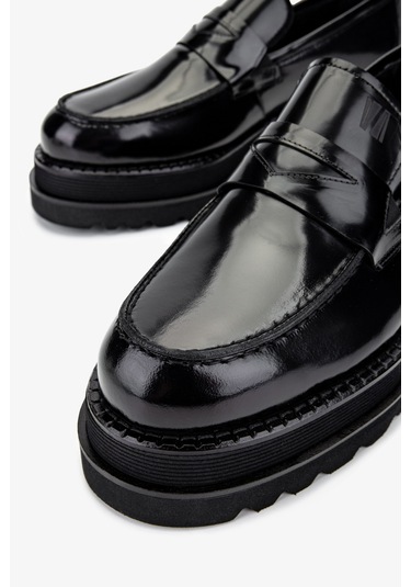 Valmenti Erkek Hakiki Deri Siyah Açma Loafer Ayakkabı 771 500 Erk Ayk Y24 Sıyah Acma Siyah