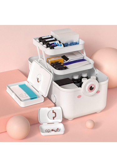 Suntek Tıbbi İlk Yardım Kutusu Konteyner Spor Için Saplı