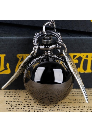 Valkyrie Harry Potter Quidditch Snitch Topu Model Kolye Köstekli Saat