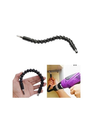 Esnek Matkap Ucu Körüklü Oynarbaşlık Uzatma Şarjlı Vidalama Ucu N11.7032