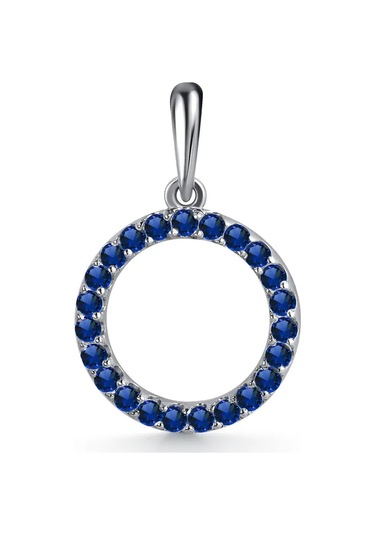 Gold Plaza Jewelry 925 Ayar Gümüş Kolye Askısı, Zirkon Taşlı Küpüs 294761005 Gri