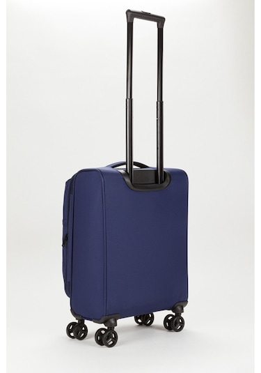 Unisex Kabin Boy Kumaş Valiz 028-03 Lacivert