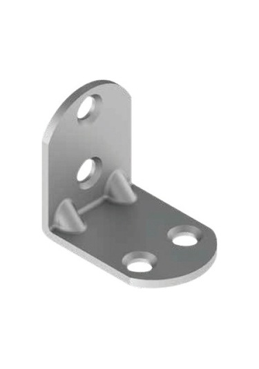 Metal Oval L Gönye 23x30x30 Çinko 4 Adet