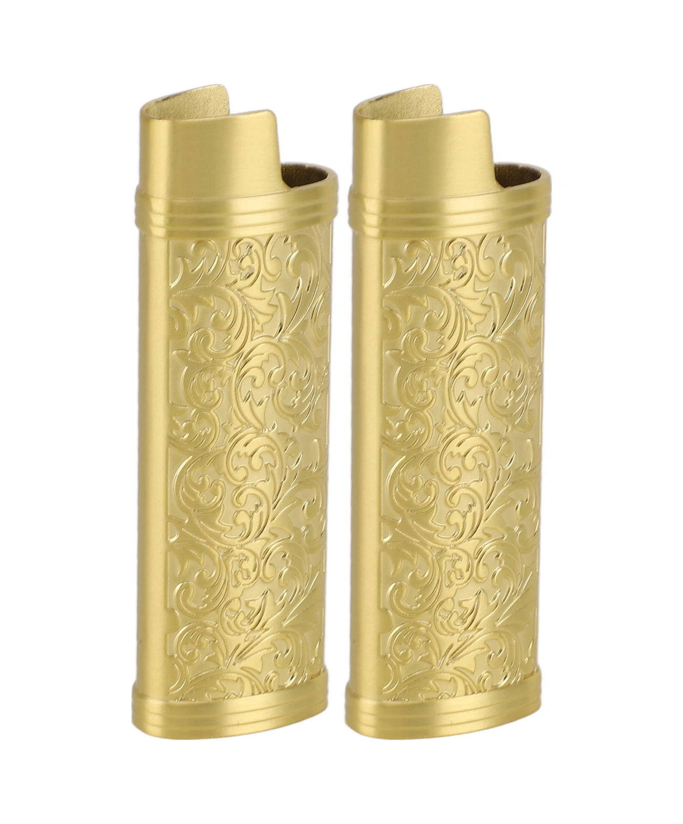 Konesam J3 Orta Boy Bakır Çelik Tütücü Kılıfı, Vintage Bitki Desenli, 2 Adet, Korumalı Ve Şık, Siyah