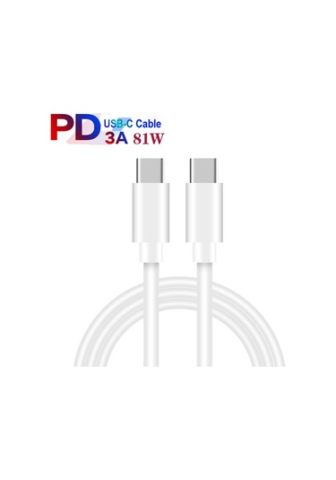 Pd11 Tek Pd3.0 Usb-c / Tip-c 20w Hızlı Şarj Cihazı 1m Tip-c Tip-c Veri Kablosu, Ab Fişi Beyaz Beyaz