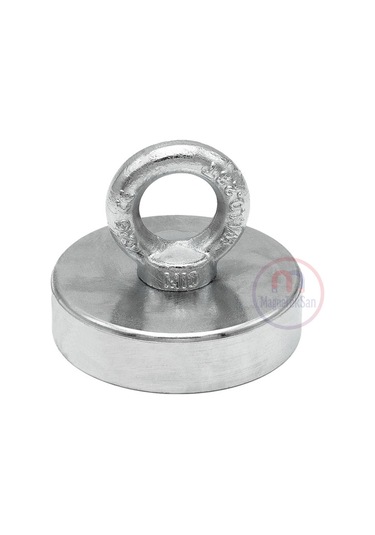 Ø80 Mm Deniz Mıknatısı - Kancalı Kurtarma Mıknatısı