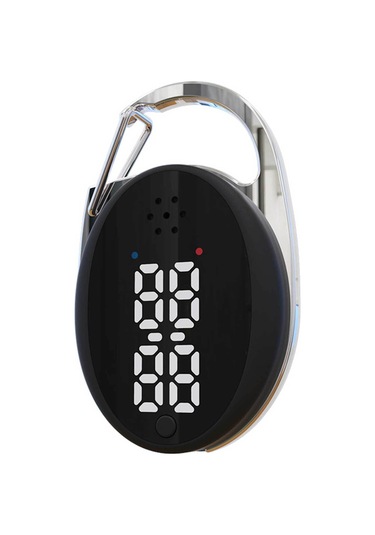 Xiyyadms Siyah Ultrasonik Sinek Kovucu Taşınabilir Anahtar Kemerli 360 Koruma 3 Seviye Ayar İle Zaman Gösterici