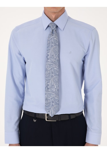 Pierre Cardin Erkek Mavi Gömlek Basic 50316742-vr036 Mavi