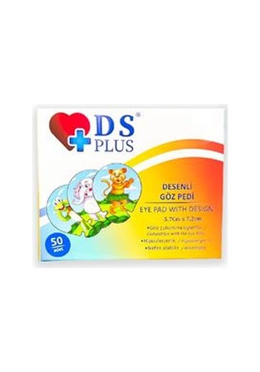 Damla Sağlık Plus Desenli Çocuk Göz Pedi 50'li