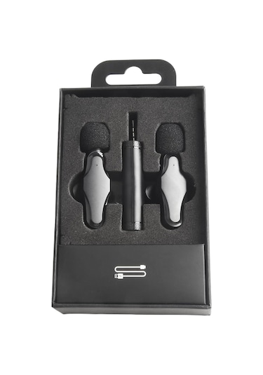 Hasaller Kablosuz Mikrofon Kablosuz Yaka Mikrofonu Kablosuz