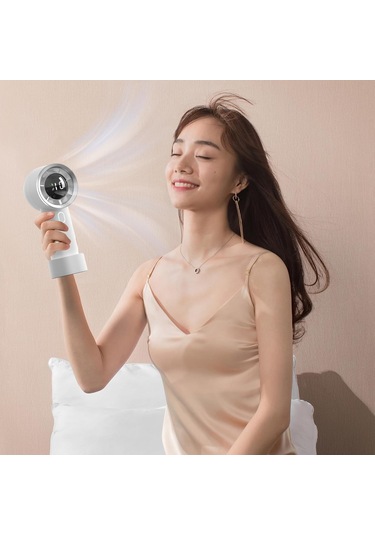 Küçük Fan, 1000mah Usb Mini Soğutma Fanı, Şarj Edilebilir Küçük El Fanı