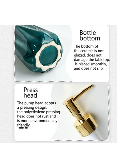 Xiaaokeji 10 Oz El Sabunu Dispenseri Pompalı Ve Banyo Losyonu Beyaz Beyaz