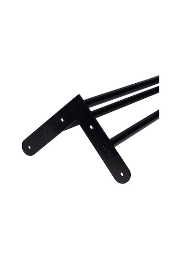 85 Cm Pingolu Dresuar Ayağı Metal Profil Boru Ayak Kütük Yüksek Bar Masası Siyah 1 Adet